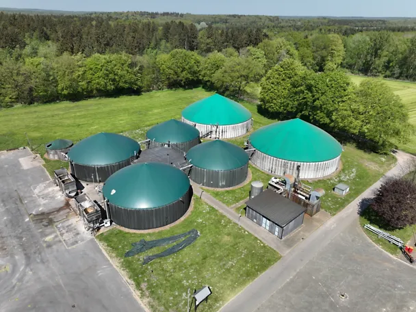 Biogasanlage auf Gut Hülsenberg Biogasanlage auf Gut Hülsenberg